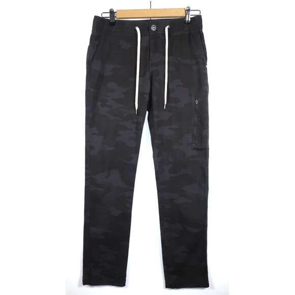 Vuori Women's Ripstop Hiking Pants Size Small Camo Stretch Mid Rise Gray Black S - Picture 1 of 11